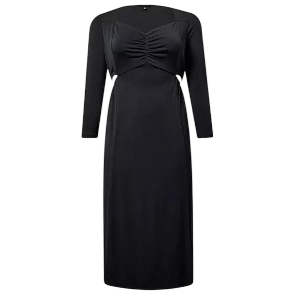 NEW Torrid Cut Out Sides Black Maxi Dress Size 4X MSRP $90